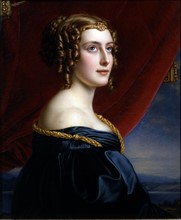 Stieler, Portrait de Lady Jane Ellenborough