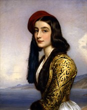 Stieler, Portrait de Katharina Botzaris