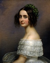 Stieler, Portrait d'Alexandra Amalia Prinzessin Von Bayern