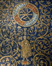 Mausolée de Galla Placidia à Ravenne : mosaïque d'une voûte