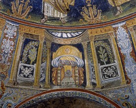 Orthodox Baptistery in Ravenna: detail of the dome