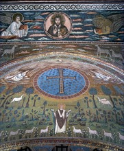 Basilique Sant'Apollinare in Classe à Ravenne, abside et arche