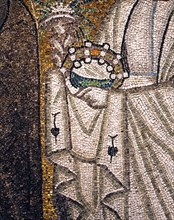 Basilique Sant'Apollinare Nuovo à Ravenne : le pape saint Clément 1er