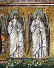 Basilica of Sant'Apollinare Nuovo, Ravenna: Christ in Majesty between the Archangels (detail)