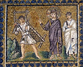Basilica of Sant'Apollinare Nuovo, Ravenna: Healing of the paralytic in Bethesda