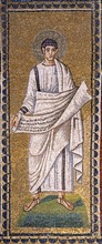 Basilique Sant'Apollinare Nuovo à Ravenne : figure de prophète