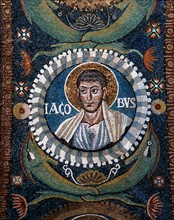 Basilique San Vitale à Ravenne : Portrait de l'apôtre Jean