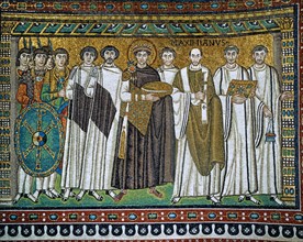 Basilica San Vitale in Ravenna: left part of the apse.