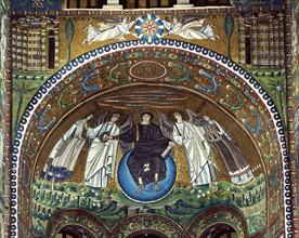 Basilica San Vitale in Ravenna: decoration of the apse