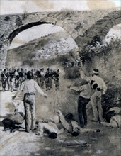 Matania, Exécution des frères Bandiera