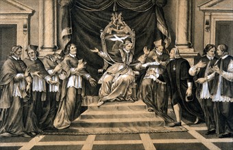 Le Pape Clement XIV et la fin de la Compagnie de Jesus (Jesuites).