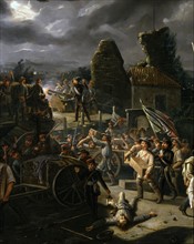 Révolution de 1848. Défense et évacuation de La Rocchetta à Vicence (détail)