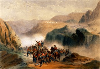 Garibaldi à la bataille de Calatafimi, le 15 Mai 1860 (expédition des Mille)