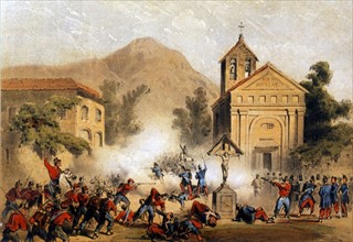 La bataille de Caserte, le 2 octobre 1860