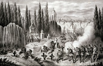 Bataille de Melegnano le 8 juin 1859