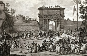 Entrée triomphale des Français à Milan,  le 15 Mai 1796