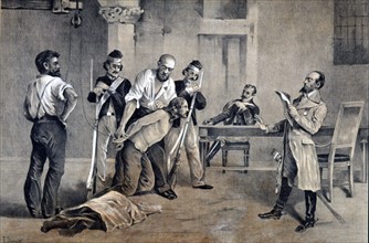 Giuseppe Garibaldi, fait prisonnier et torturé à Galeguay en Amérique du Sud
