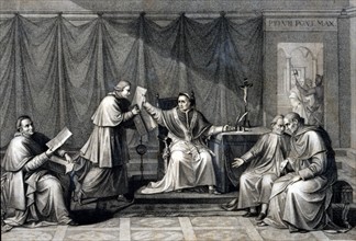 Signature du Concordat de 1801 entre la France et le pape Pie VII