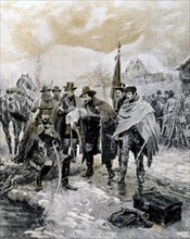 Le 1er février 1833, Giuseppe Mazzini rencontre le Général Ramorino pour étudier un plan d'invasion de la Savoie par les révolutionnaires italiens