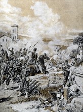 La bataille de Montebello le 20 mai 1859