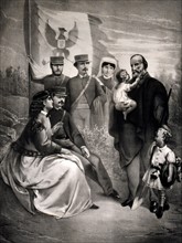 La famille de Giuseppe Garibaldi