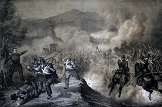 La bataille da Palestrina, le 5 mai 1849