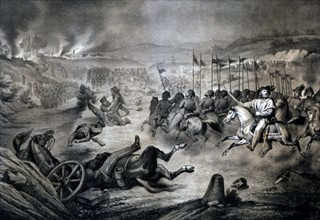 Garibaldi à la bataille de Velletri, le 19 mai 1849