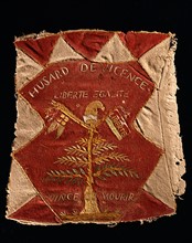 Fragment de sabretache de hussard de Vicence