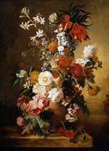 Gontier, Roses, carnations and orange blossoms