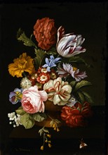 Krause, Roses, œillets et tulipes