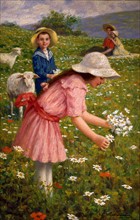 Caldana, Children in a blossoming meadow