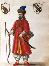 Van Grevenbroeck, Portrait de Marco Polo en costume tartare