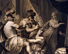 Gottarelli, Samson aveuglé par les Philistins (détail)