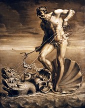 Ronchi, Neptune is dragged by dolphins