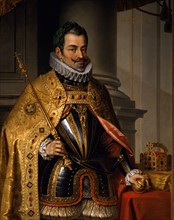 Portrait de Matthias 1er de Habsbourg (détail)