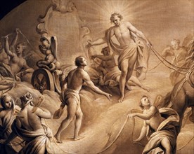Zampa, Helios giving his chariot to Phaeton (detail)