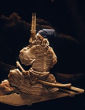 Samurai in Haramaki armor