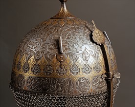 Iranian helmet (detail)