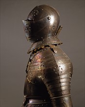 English armor of big cavalry