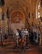 Hall of the Stibbert Museum in Florence