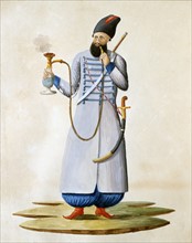 Costume of the narguile smoker