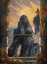 Door of the Stibbert Museum painted by Frederick Stibbert (detail)