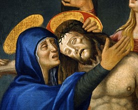 L'Alunno, Lamentation on the body of Christ (detail)