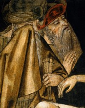 Bernardino di Mariotto, La Déposition du Christ (détail)