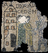 Mosaic: The Venetians at the conquest of Zara commissioned by Doge Enrico Dandolo, on November 15, 1202, during the 4th Crusade