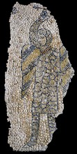 Mosaic: Soldier of the 4th Crusade with shield, chainmail and spear