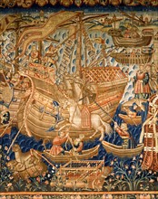 Vasco da Gama's expedition to Calicut (detail)