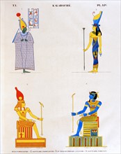 Champollion, Figures et hiéroglyphes du Sanctuaire de Kalabsché