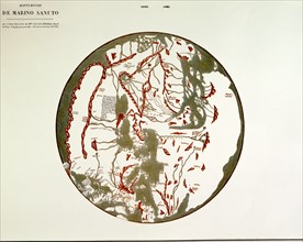 Reproduction of the world map of Marin Sanuto from 1320