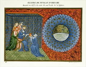 Reproduction of Nicolas d'Oresme's Globe, from 1377